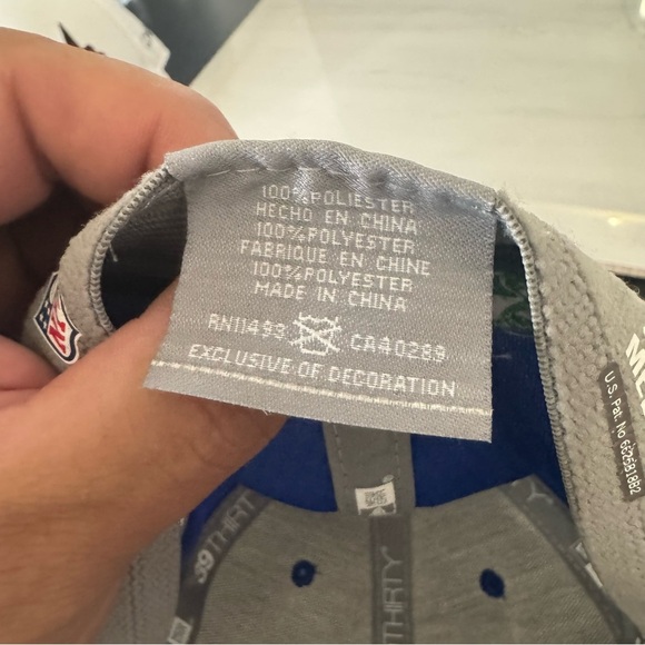 New Era Blue and Gray 39THIRTY Cap - Picture 7 of 8